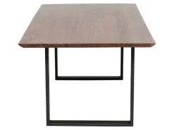 Stół Symphony Walnut 200x100 Cm Akacja Nogi Stalowe