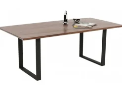 Stół Symphony Walnut 200x100 Cm Akacja Nogi Stalowe
