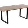 Stół Symphony Walnut 180x90 Cm Akacja Nogi Czarne