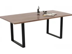 Stół Symphony Walnut 180x90 Cm Akacja Nogi Czarne