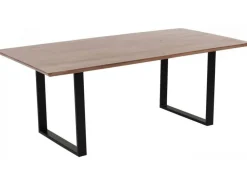 Stół Symphony Walnut 200x100 Cm Akacja Nogi Czarne