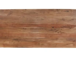 Stół Symphony Walnut 200x100 Cm Akacja Nogi Czarne