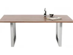 Stół Symphony Walnut 180x90 Cm Akacja Nogi Chromowe
