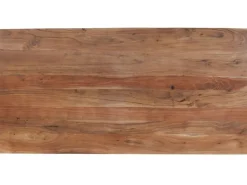 Stół Symphony Walnut 180x90 Cm Akacja Nogi Chromowe