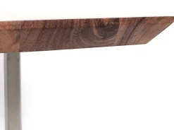 Stół Symphony 160x80 Cm Akacja Nogi Srebrne