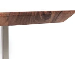 Stół Symphony 180x90 Cm Akacja Nogi Srebrne