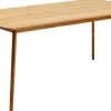 Stół Z Drewna Dębowego Blat Prostokątny 180x90 Cm