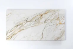 Stół Z Kamionkowym Blatem 180x90 Cm Nogi Srebrne
