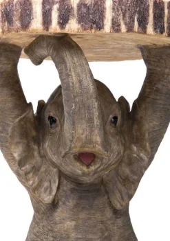 Stolik Elephant ∅36 Cm Brązowy