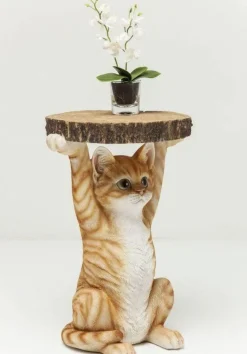 Stolik Animal Ms Cat 33x35 Cm Kolorowy