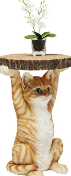 Stolik Animal Ms Cat 33x35 Cm Kolorowy
