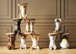 Stolik Animal Ms Cat 33x35 Cm Kolorowy