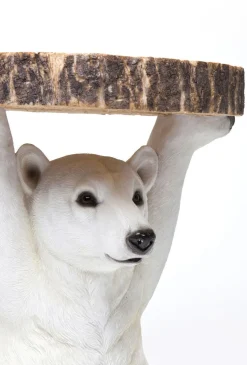 Stolik Bear ∅37 Cm Biały
