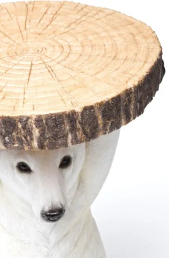 Stolik Bear ∅37 Cm Biały