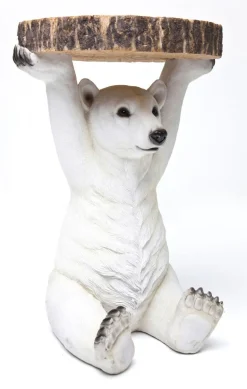 Stolik Bear ∅37 Cm Biały