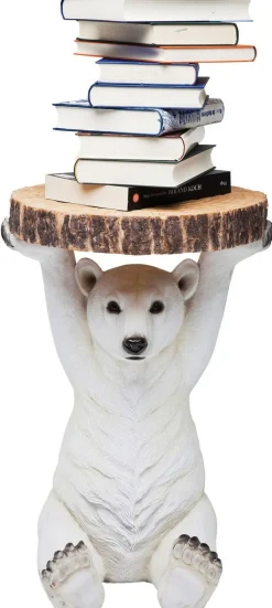 Stolik Bear ∅37 Cm Biały