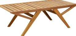 Stolik Do Ogrodu Z Drewna Akacjowego Olejowany 120x60 Cm