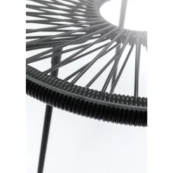 Stolik Kawowy Acapulco ∅50 Cm Czarny
