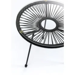 Stolik Kawowy Acapulco ∅50 Cm Czarny