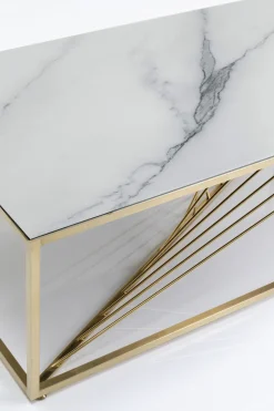 Stolik Kawowy Art Marble 140x70 Cm Blat Szklany