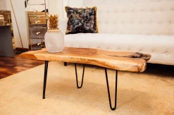 Stolik Kawowy Aspen 106x40 Cm Drewniany