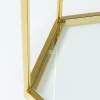 Stolik Kawowy Comb 55x55 Cm Złoty