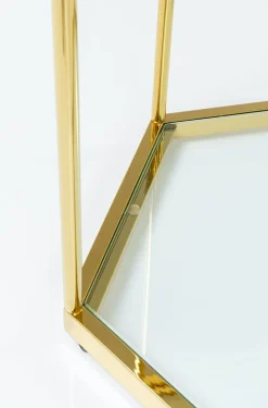 Stolik Kawowy Comb 55x55 Cm Złoty