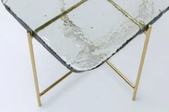 Stolik Kawowy Ice Double 63x46 Cm Blat Szklany
