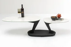 Stolik Kawowy Obrotowy Franklin 150x58 Cm Blaty Szklane
