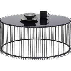 Stolik Kawowy Wire Uno 90x60 Cm Czarny