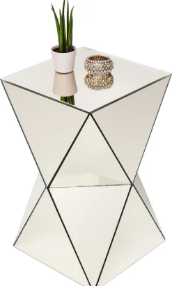 Stolik Luxury 32x54 Cm Lustrzany Szampański