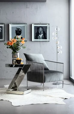 Stolik Luxury Z 45x60 Cm Lustrzany