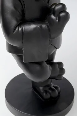 Stolik Pomocniczy Pies Buldog Czarno-złoty 40x55 Cm
