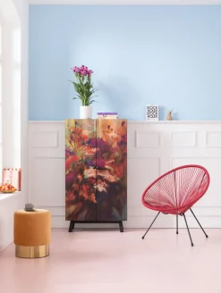 Szafa Fleur 76x140 Cm Kolorowa