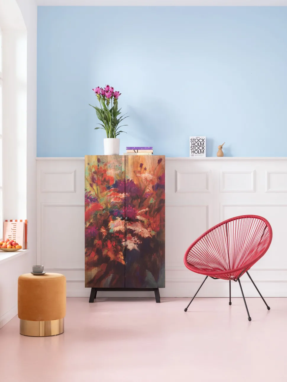Szafa Fleur 76x140 Cm Kolorowa