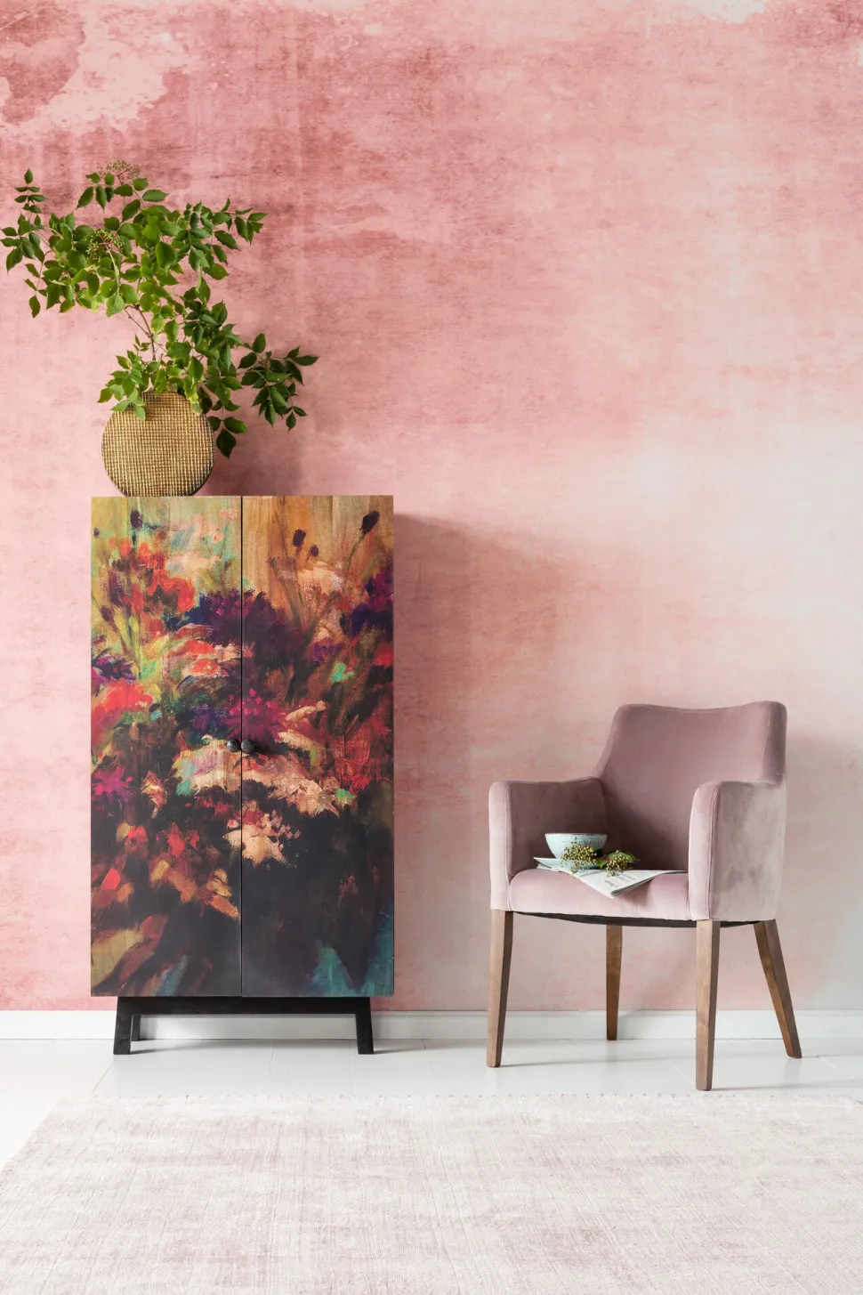 Szafa Fleur 76x140 Cm Kolorowa