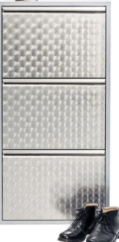 Szafka Na Buty Caruso 50x103 Cm Srebrna