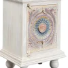 Szafka Nocna 1-drzwiowa Z Drewna Mango Front Kolorowy 50x70 Cm