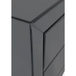 Szafka Nocna Luxury Push 49x50 Cm Szara