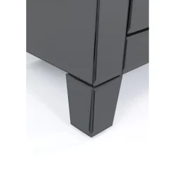 Szafka Nocna Luxury Push 49x50 Cm Szara