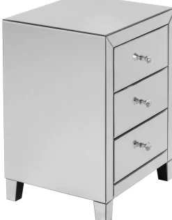 Szafka Nocna Luxury 49x66 Cm Lustrzana