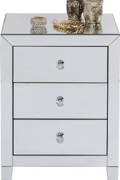 Szafka Nocna Luxury 49x66 Cm Lustrzana
