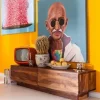 Szafka RTV Authentico 150x35 Cm Drewniana