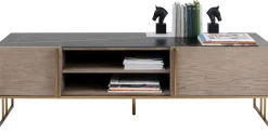 Szafka RTV Cesaro 160x50 Cm Naturalna - Blat Ceramika