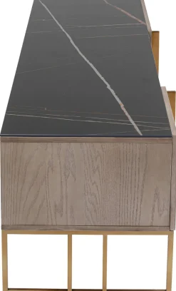 Szafka RTV Cesaro 160x50 Cm Naturalna - Blat Ceramika