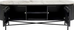 Szafka RTV Glenn 150x54 Cm Biało-szara