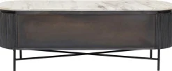 Szafka RTV Glenn 150x54 Cm Biało-szara
