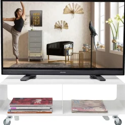 Szafka RTV Lounge 90x30 Cm Biała