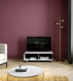 Szafka RTV Lounge 90x30 Cm Biała
