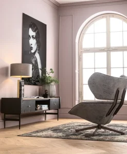 Szafka RTV Milano 200x55 Cm Ciemnobrązowa